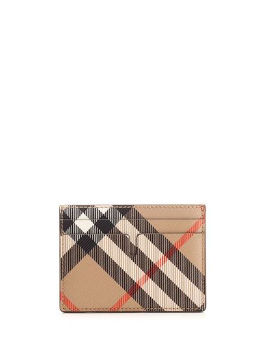 Card Holder In Burberry Check - Burberry - Modalova