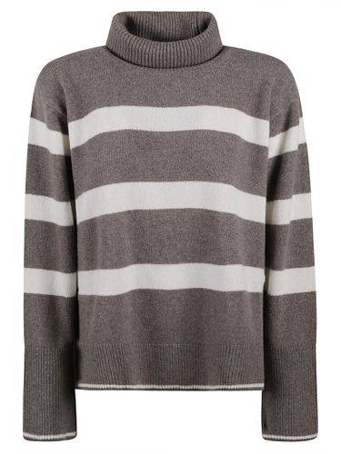 Seventy Stripe Turtleneck Sweater - Seventy - Modalova