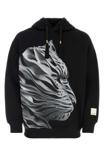 Black Jersey Sweatshirt - Emporio Armani - Modalova