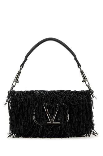 Embellished Satin Small Locã² Handbag - Valentino Garavani - Modalova