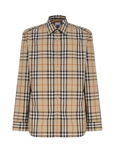 Cotton Shirt With Vintage Check Pattern - Burberry - Modalova