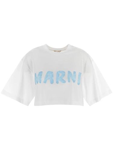 Marni Cotton Cropped T-shirt - Marni - Modalova