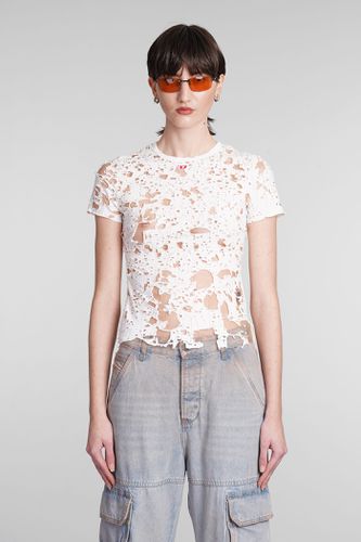 Diesel T-shirt In White Cotton - Diesel - Modalova