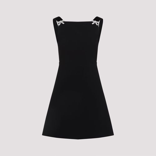 Prada Bow Crystal Mini Dress - Prada - Modalova