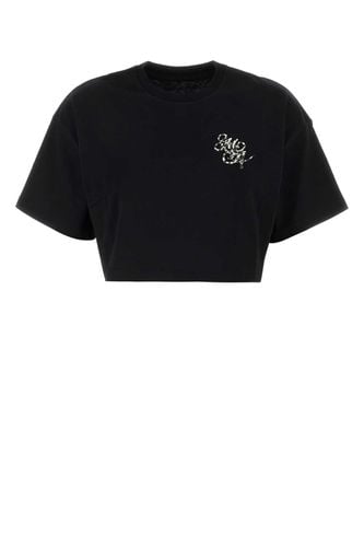 AMIRI Black Cotton T-shirt - AMIRI - Modalova