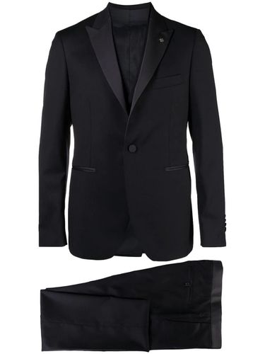 Single Breasted Suit With Gilet - Tagliatore - Modalova