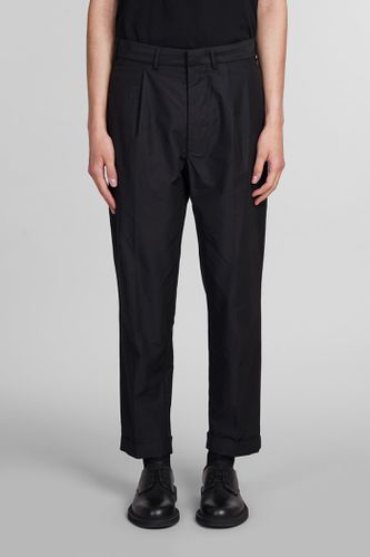 Mauro Grifoni Pants In Black Cotton - Mauro Grifoni - Modalova