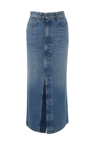 TwinSet Denim Midi Skirt - TwinSet - Modalova