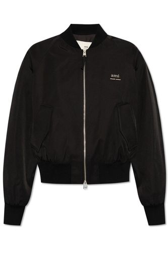 Paris Alexandre Mattiussi Zipped Bomber Jacket - Ami Alexandre Mattiussi - Modalova