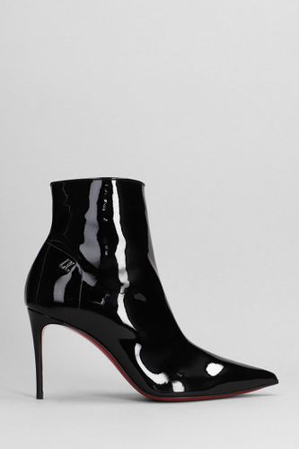 Sporty Kate Booty High Heels Ankle Boots In Patent Leather - Christian Louboutin - Modalova