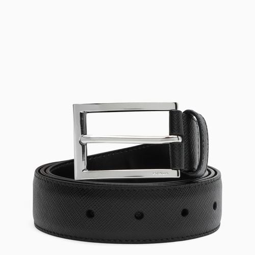 Prada Black Saffiano Belt - Prada - Modalova