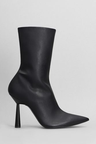 Ros 7 High Heels Ankle Boots In Leather - GIA BORGHINI - Modalova