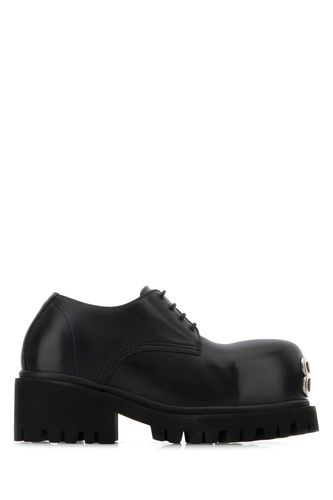 Leather Stomper Lace-up Shoes - Balenciaga - Modalova