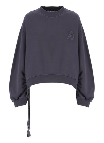 Logo Detailed Crewneck Sweatshirt - The Attico - Modalova