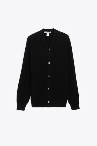 Mens Cardigan Knit Black wool oversized cardigan - Comme des Garçons Shirt - Modalova