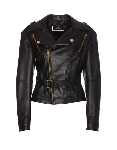 Elisabetta Franchi Leather Jacket - Elisabetta Franchi - Modalova
