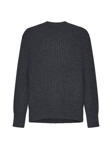 Crewneck Rib Knit Sweater - Alexander McQueen - Modalova