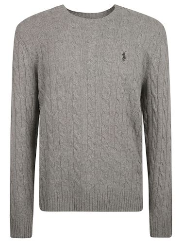 Wool And Cashmere Sweater With Embroidered Logo - Polo Ralph Lauren - Modalova