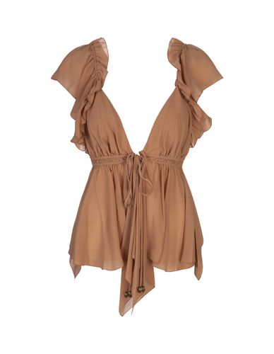 Cheek Georgette Silk Ruffled Top - Chloé - Modalova