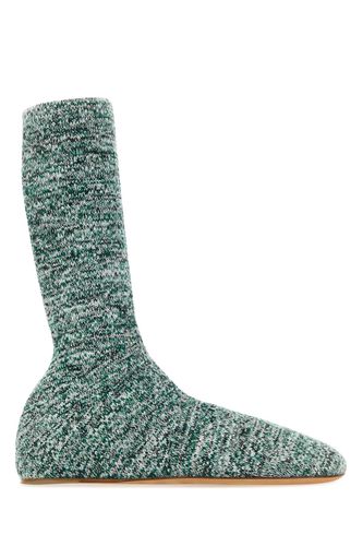Multicolor Wool Blend Domenica Ankle Boots - Bottega Veneta - Modalova