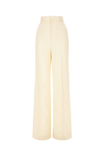 Del Core Pastel Yellow Wool Pants - Del Core - Modalova