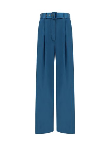 Zimmermann Tuck Silk Trousers - Zimmermann - Modalova