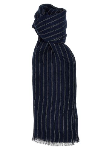 Lurex Stripe Scarf - Brunello Cucinelli - Modalova