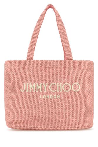 Pink Raffia East-wes Sopping Bag - Jimmy Choo - Modalova