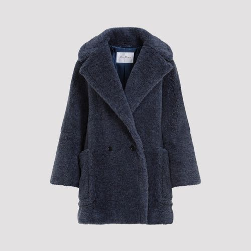 Tedgirl 1 Teddy Blue Denim Coat - Max Mara - Modalova