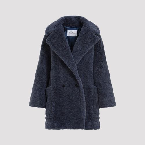 Tedgirl 1 Teddy Blue Denim Coat - Max Mara - Modalova