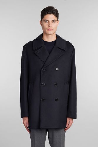 Mackintosh Dalton Coat In Blue Wool - Mackintosh - Modalova