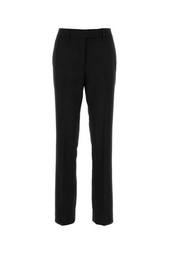 Prada Black Wool Pant - Prada - Modalova