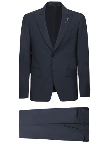 Lardini Blue Single Breasted Suit - Lardini - Modalova