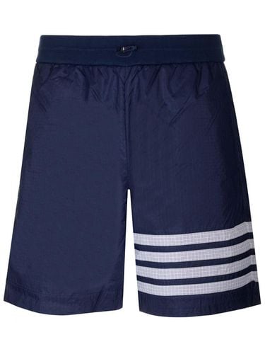 Bar Stripe Detailed Shorts - Thom Browne - Modalova