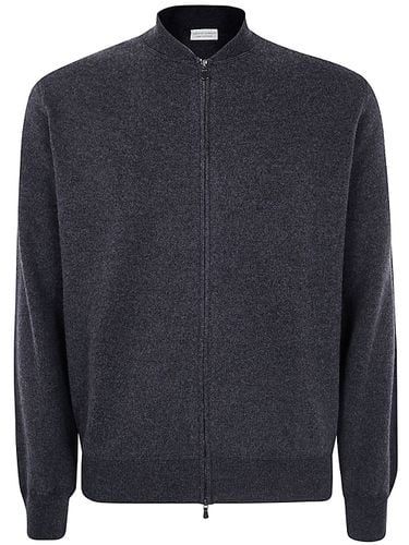 Cashmere Wool Fullzip Bomber - Filippo De Laurentiis - Modalova