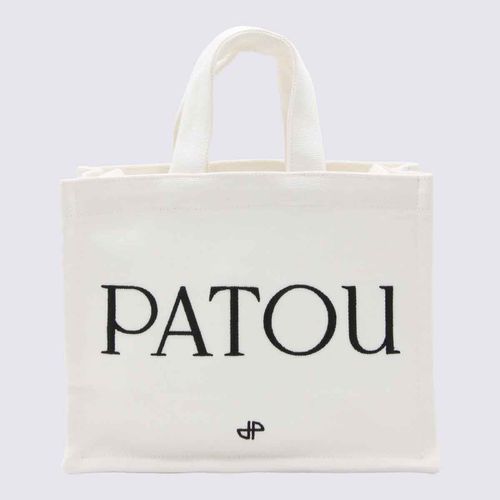 Patou White Cotton Small Tote Bag - Patou - Modalova