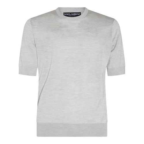 Short-sleeved Knitted T-shirt - Dolce & Gabbana - Modalova