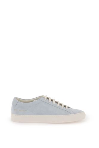 Contrast Achilles Baby Blue Suede Sneakers - Common Projects - Modalova
