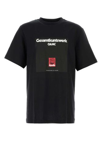 OAMC Black Cotton T-shirt - OAMC - Modalova