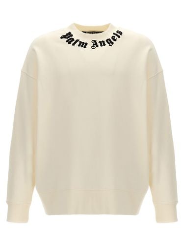 Palm Angels neck Logo Sweatshirt - Palm Angels - Modalova