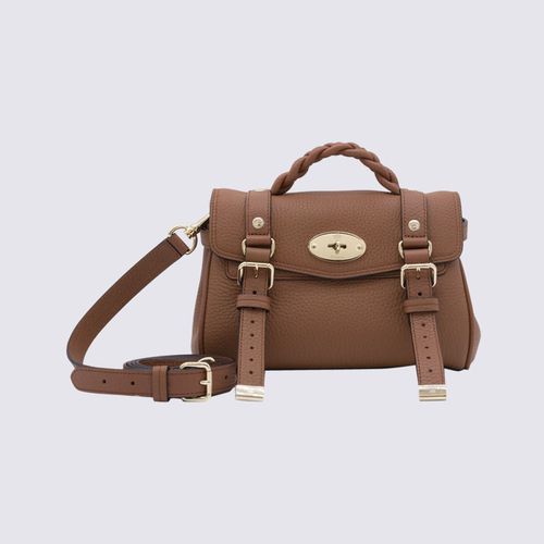 Brown Leather Alexa Tote Bag - Mulberry - Modalova