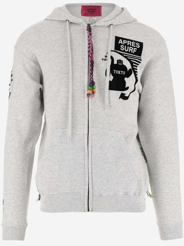Cotton Blend Sweatshirt With Logo - Apres Surf - Modalova
