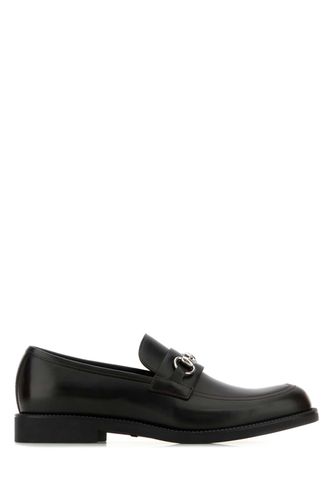 Gucci Black Leather Loafers - Gucci - Modalova