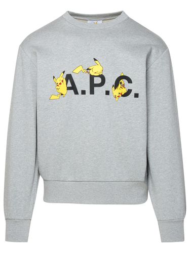 A. P.C. pokémon Pikachu Cotton Sweatshirt - A.P.C. - Modalova