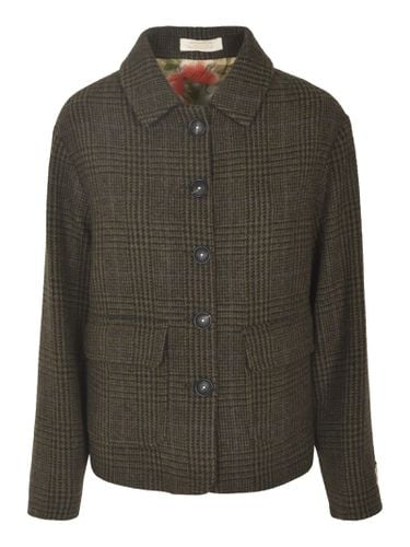 Check Pattern Buttoned Jacket - Massimo Alba - Modalova