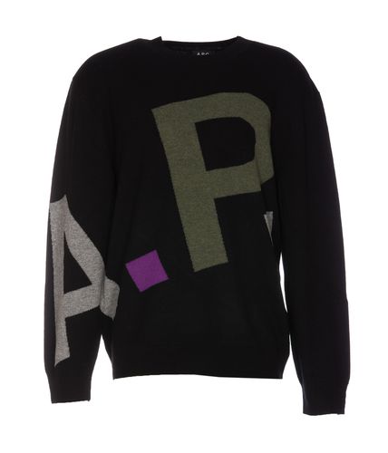 A. P.C. Logo Pullover Sweater - A.P.C. - Modalova
