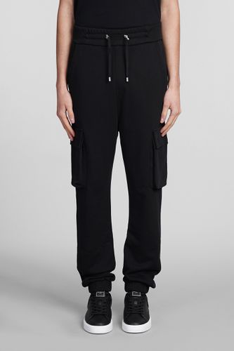 Balmain Pants In Black Cotton - Balmain - Modalova