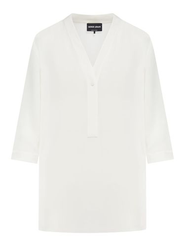 Giorgio Armani V-neck Blouse - Giorgio Armani - Modalova