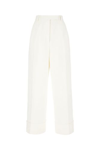 Ivory Cotton Blend Pants - Thom Browne - Modalova