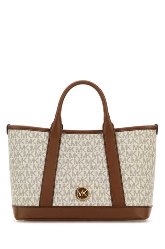 Printed Canvas Small Luisa Shopping Bag - Michael Kors - Modalova